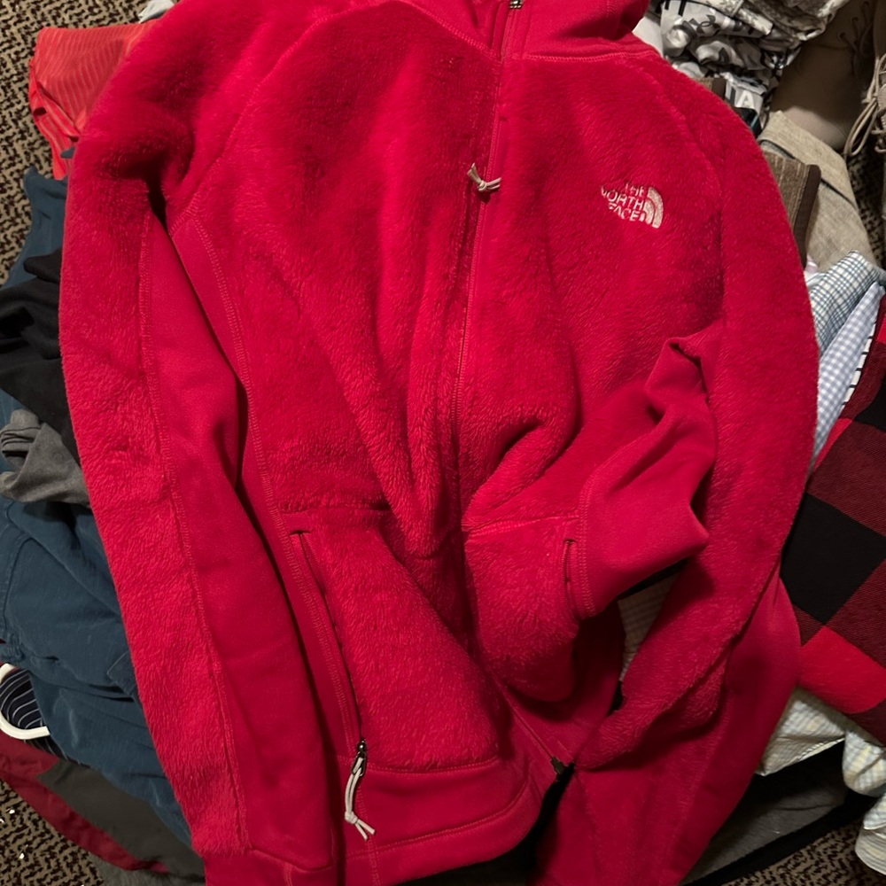 The North Face Red Teddy Jacket